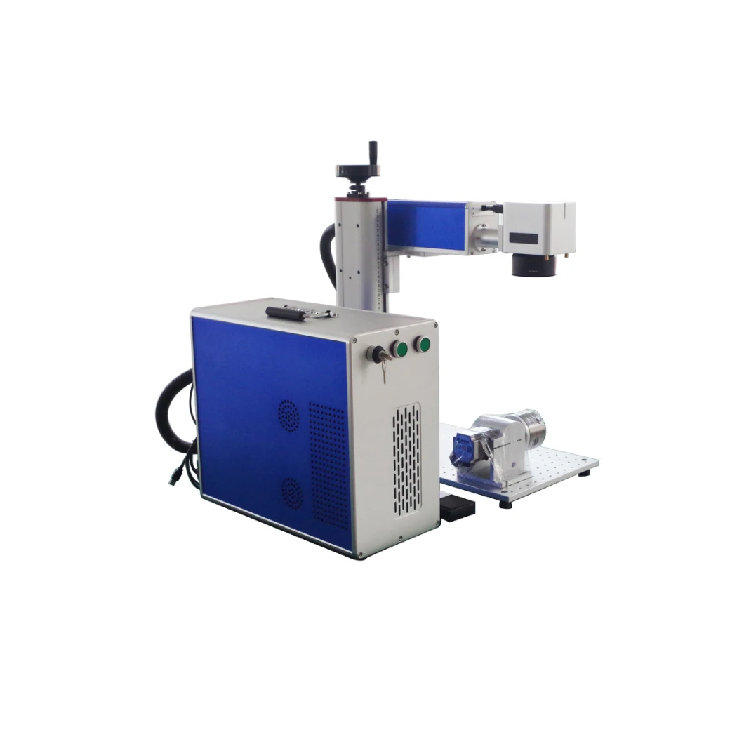 Auto Focus 3D 100W Fiber Laser Marking Machine 2.5D 50W 60W 80W Jpt Mopa Laser Marking Metal Engraving Machine