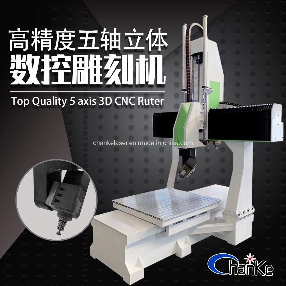 CNC Milling 5 Axis 1218 Wood Alumnium Engraving Cutting Machine CNC Router for acrylic MDF Hard Wood Metal Milling Carving 3D Stereoscopic Working Machine