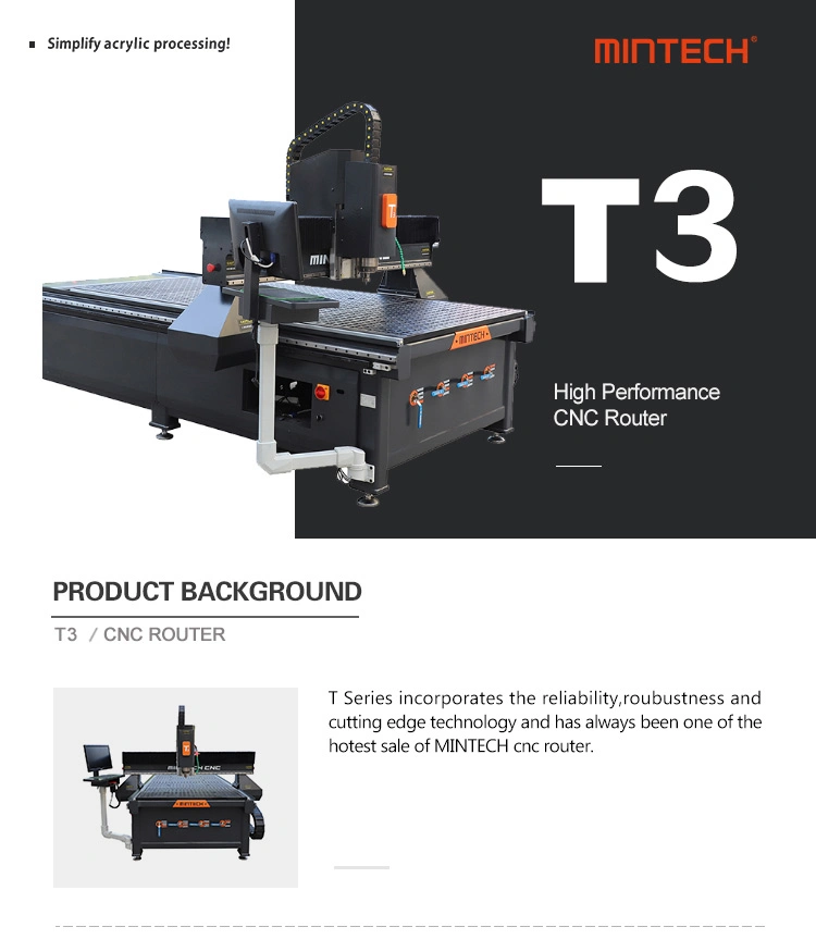 Advertising Machine 1325 Atc CNC Router CCD (T3)