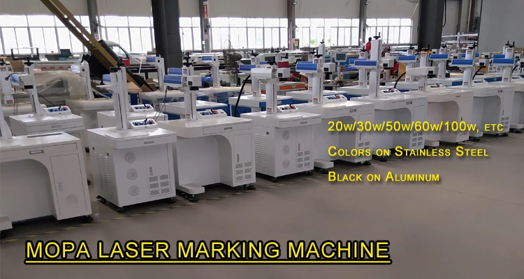 Fiber Laser Marking Machine Print Steel Plate Ipg Raycus Max Jpt Mopa CNC Fiber Laser Marking Machine for Metal