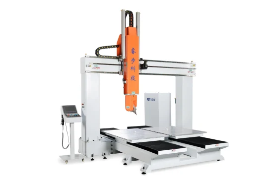 China Top Manufacturer 6 Axis Two Working Table 3D Foam Mould Making and Cutting Machine Wood Plastic Acrylic CNC Router